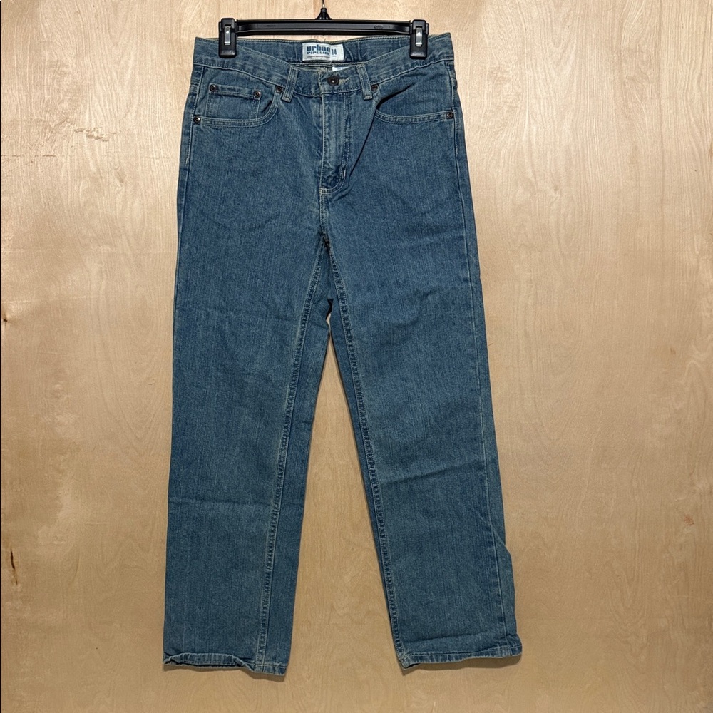 urban pipeline Men's Classic Indigo Straight Jeans